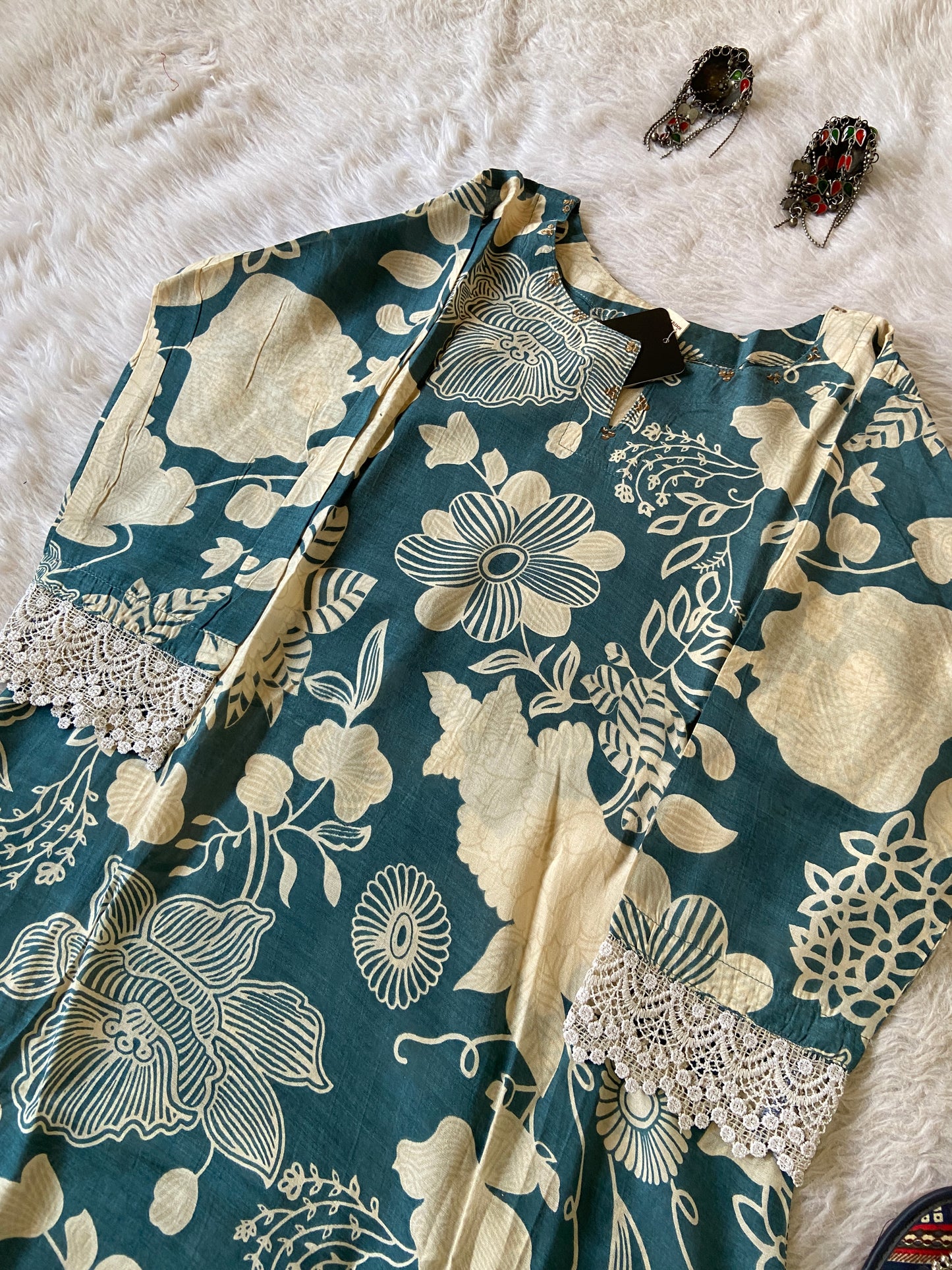 Straight Cut Silk Printed Kurtis. Silk Kurtis For Women.