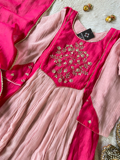 Premium Collection. Banarasi Mul Chanderi Aline Kurti With Pant And Dupatta. Silk Suit Sets For Women Online India. Shop the Latest Festive Summer Collection at Shivani Designer Kurti.