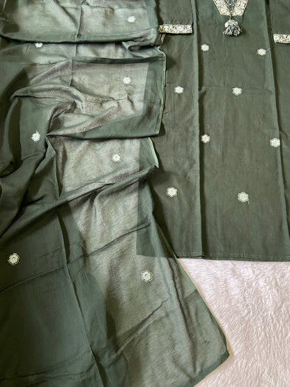 Cotton Straight Kurti, Palazzo And Dupatta. Cotton Suits Sets For Women Online India. Shop the Latest Festive Summer Collection at Shivani Designer Kurti.