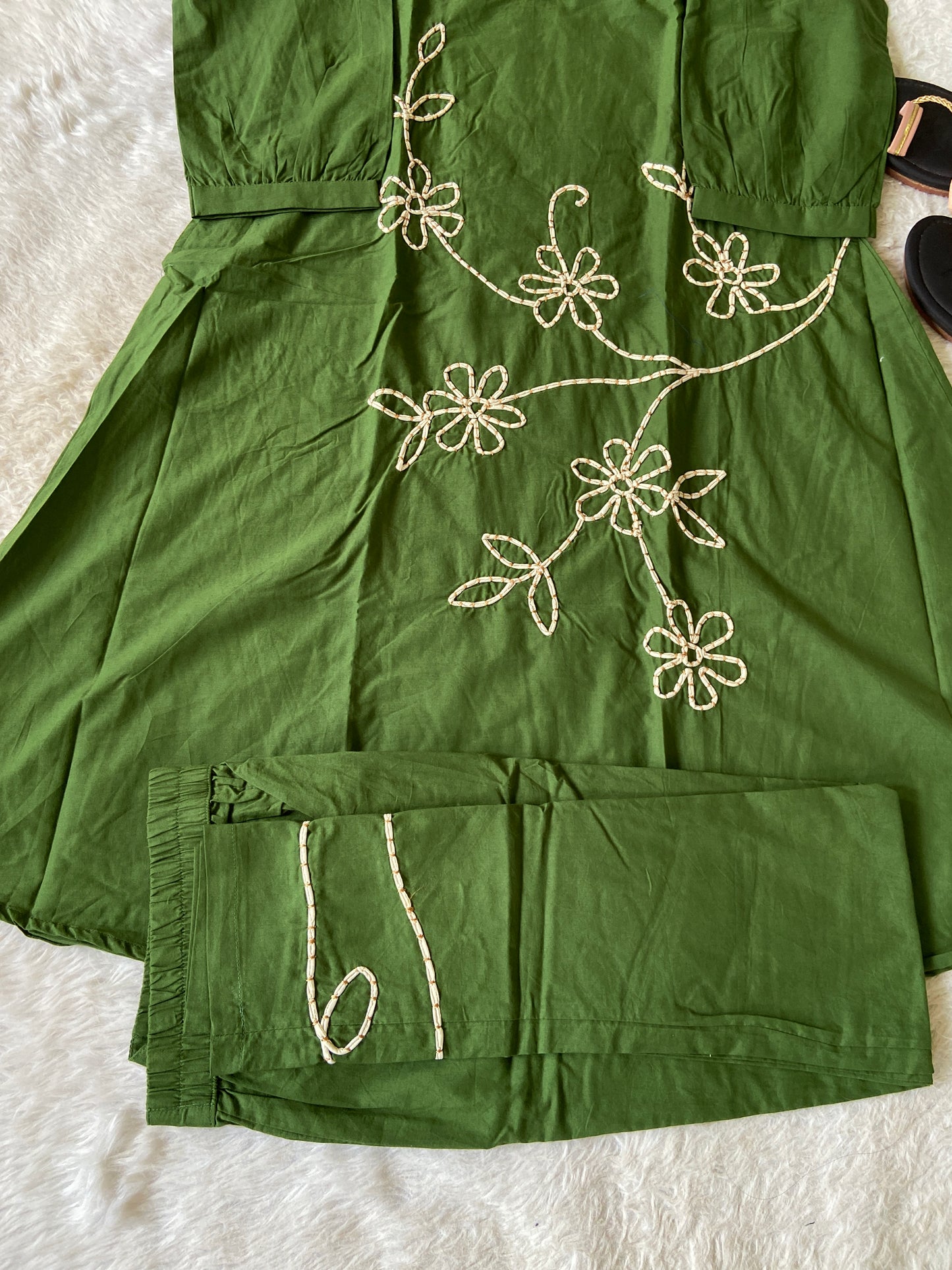 Beautiful Cotton Aline Kurti And Pant. Cotton Aline Kurti Sets For Women Online India. Shop the Latest Festive Summer Collection at Shivani Designer Kurti.