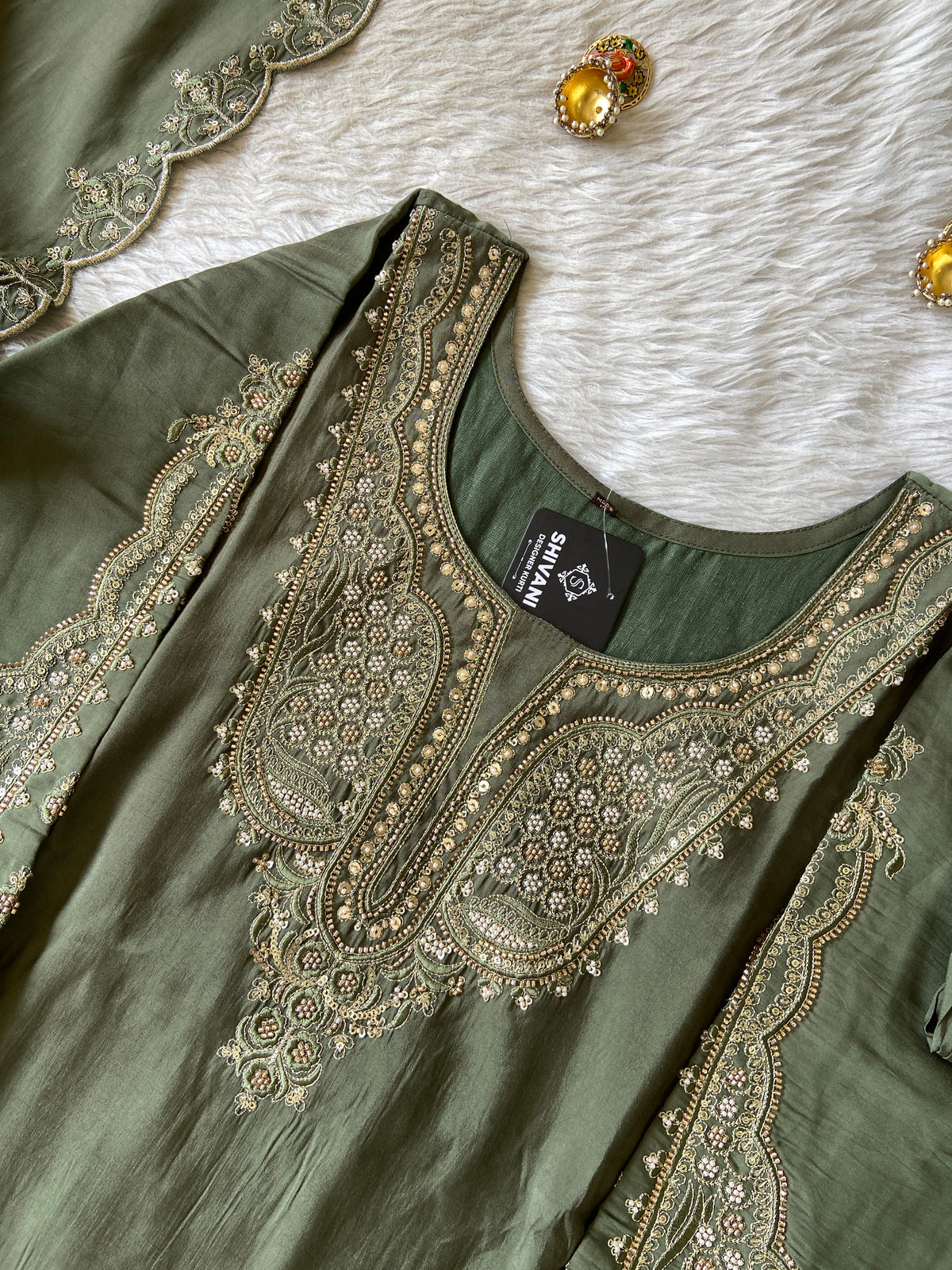 Silk Straight Kurti With Flair Palazzo And Dupatta. Silk Suit Sets For Women Online India. Shop the Latest Festive Summer Collection at Shivani Designer Kurti.
