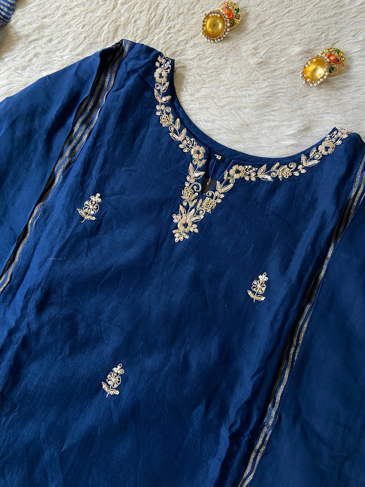 Premium Collection. Banarasi Mul Chanderi Aline Kurti With Pant And Dupatta. Silk Suit Sets For Women Online India. Shop the Latest Festive Summer Collection at Shivani Designer Kurti.