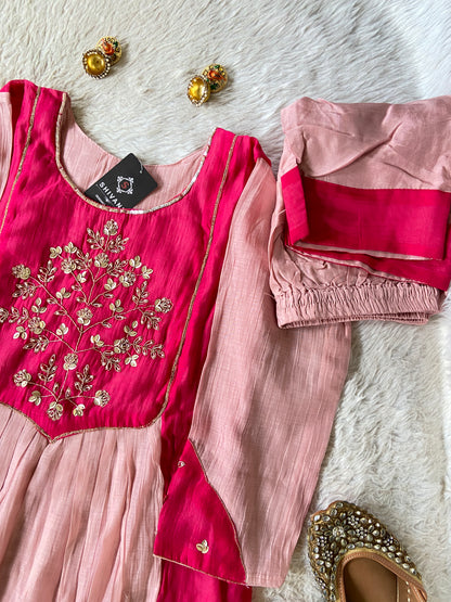 Premium Collection. Banarasi Mul Chanderi Aline Kurti With Pant And Dupatta. Silk Suit Sets For Women Online India. Shop the Latest Festive Summer Collection at Shivani Designer Kurti.