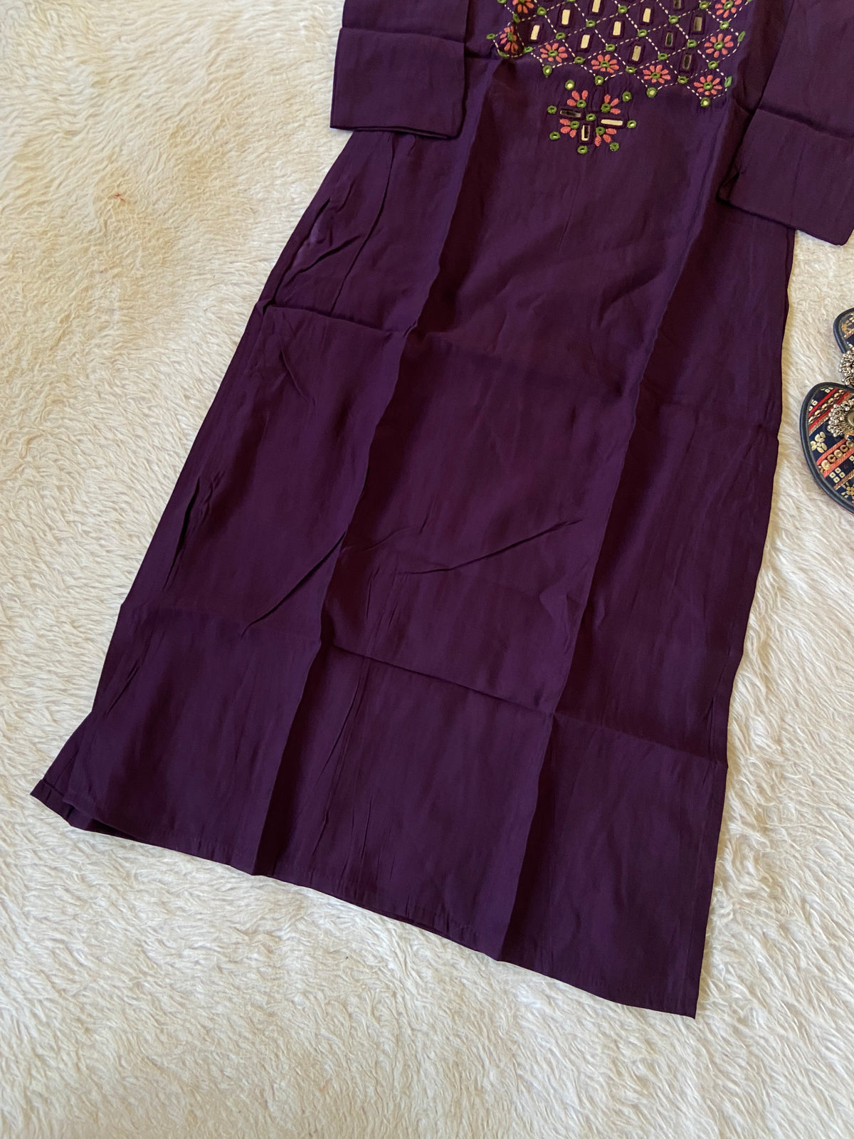Handwork Straight Silk Kurti. Silk Kurtis For Women Online India. Shop the Latest Festive Summer Collection at Shivani Designer Kurti.