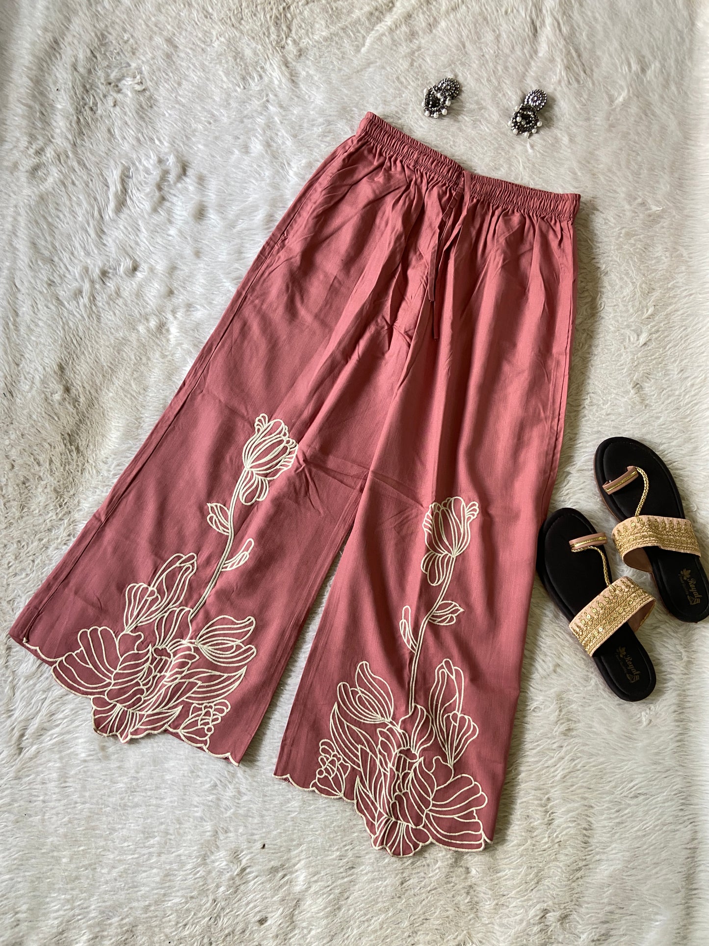 Beautiful Embroidery Work rayon Co-ord Set With Palazzo. Rayon Co-ord Sets For Women Online India. Shop the Latest Festive Summer Collection at Shivani Designer Kurti.