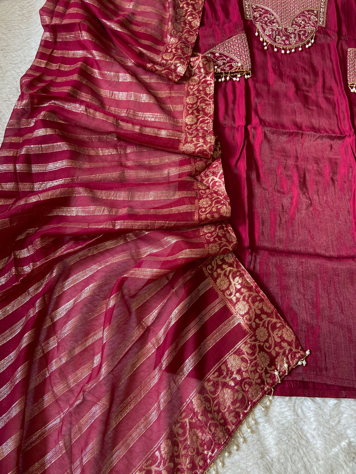 Heavy Embroidery Work Straight Kurti, Semi Palazzo And Dupatta. Silk Suit Sets For Women Online India. Shop the Latest Festive Summer Collection at Shivani Designer Kurti.