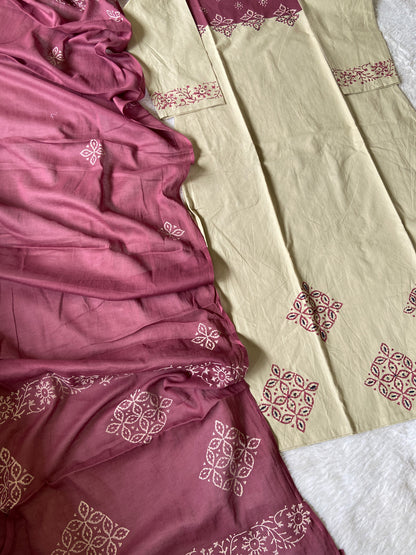 Cotton Straight Kurti With Palazzo And Dupatta (Gamthi Pair). Cotton Suit Sets For Women Online India. Shop the Latest Festive Summer Collection at Shivani Designer Kurti.