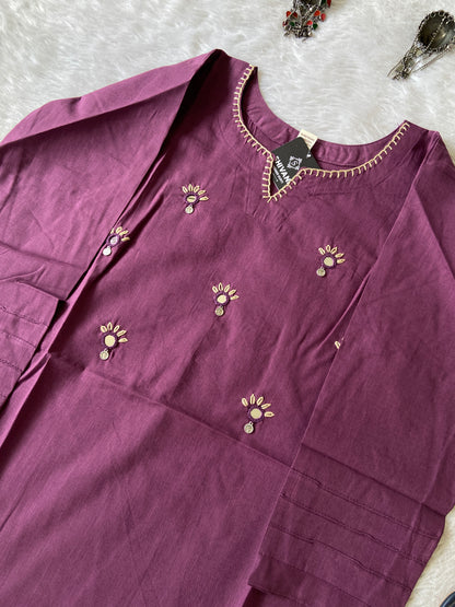 Cotton Short Kurti With Mirror Work. Short Kurti For Women Online India. Shop the Latest Festive Summer Collection at Shivani Designer Kurti.