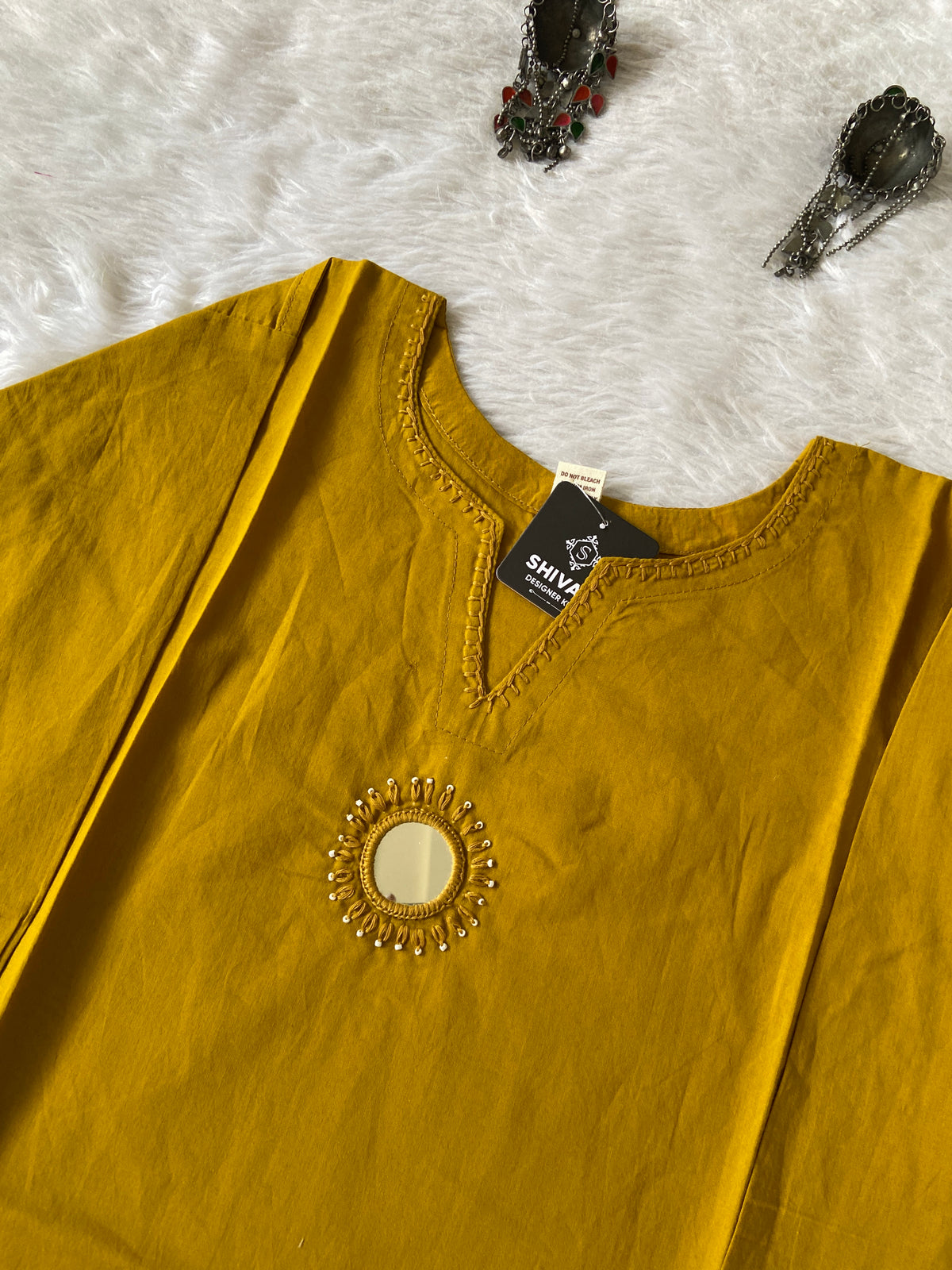 Cotton Short Kurti With Mirror Work. Short Kurti For Women Online India. Shop the Latest Festive Summer Collection at Shivani Designer Kurti.