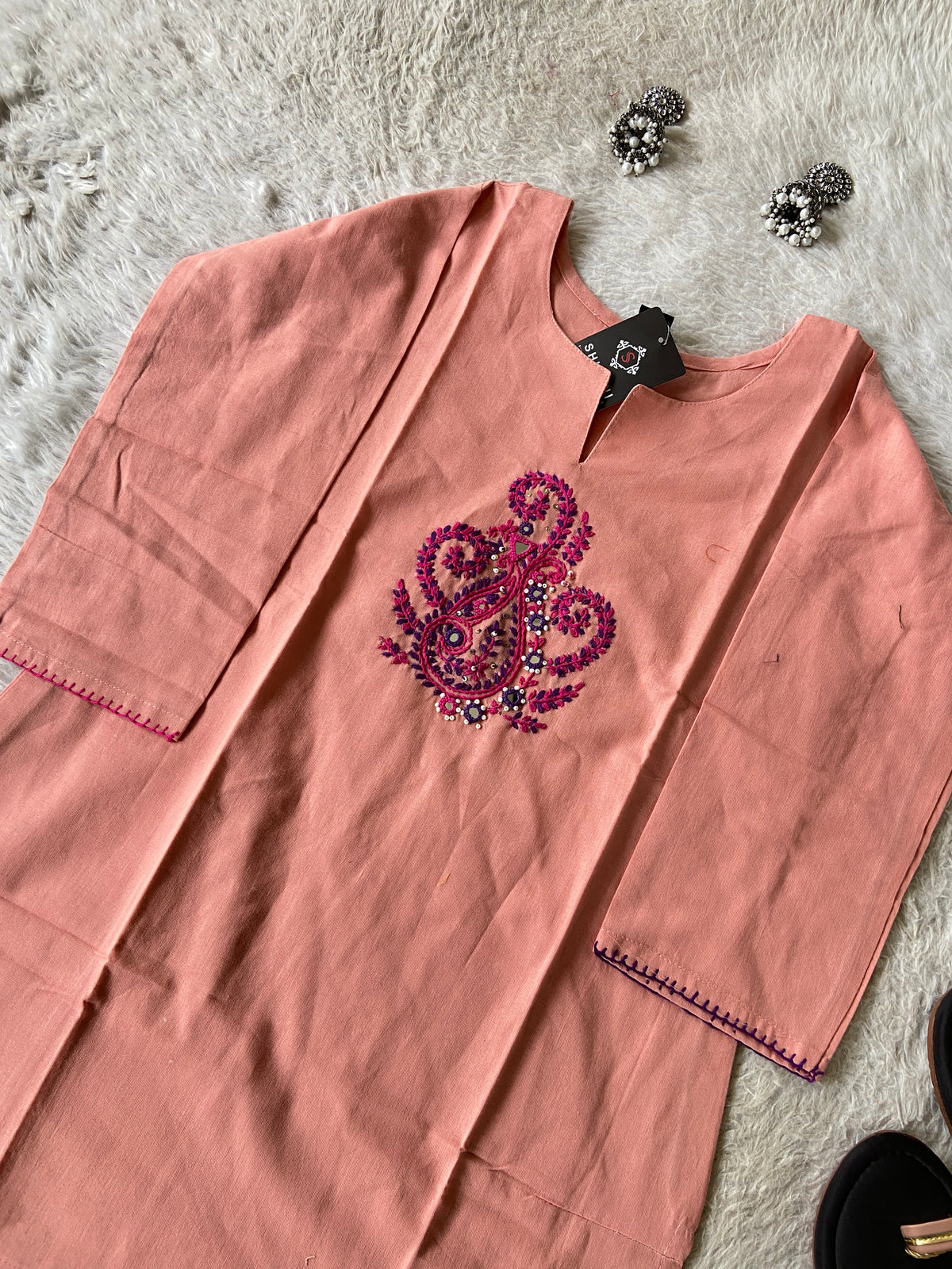 Premium Cotton Co-ord Set With Palazzo. Cotton Co-ord Sets For Women Online India. Shop the Latest Festive Summer Collection at Shivani Designer Kurti.