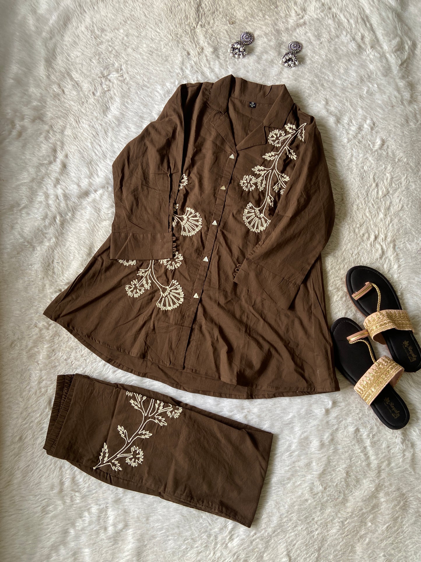 Premium Cotton Co-ord Set With Palazzo. Cotton Co-ord Sets For Women Online India. Shop the Latest Festive Summer Collection at Shivani Designer Kurti.