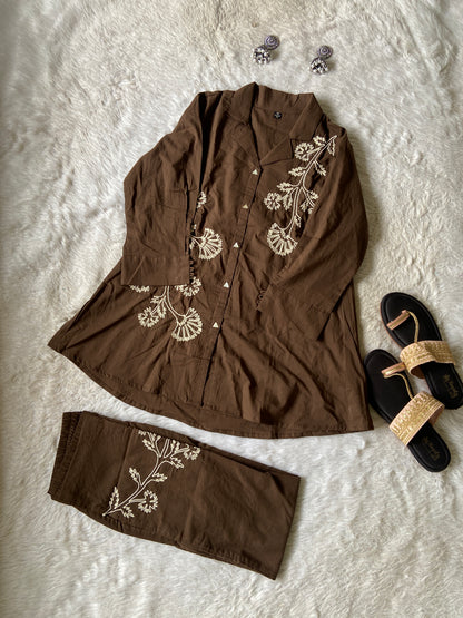 Premium Cotton Co-ord Set With Palazzo. Cotton Co-ord Sets For Women Online India. Shop the Latest Festive Summer Collection at Shivani Designer Kurti.