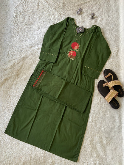 Block Print Work Straight Cotton Kurti And Palazzo. Straight Kurti Sets For Women Online India. Shop the Latest Festive Summer Collection at Shivani Designer Kurti.
