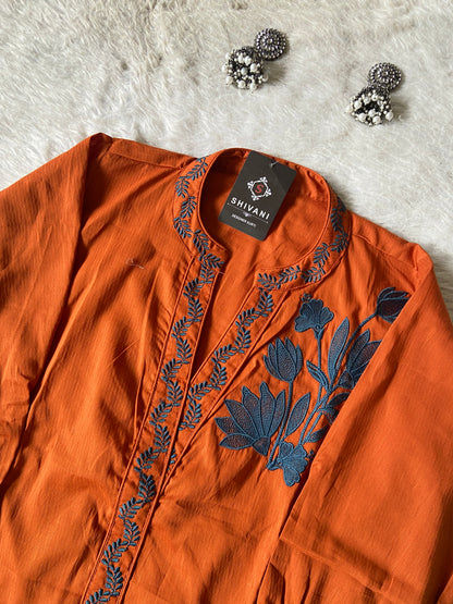 Premium Cotton Co-ord Set With Palazzo. Cotton Co-ord Sets For Women Online India. Shop the Latest Festive Summer Collection at Shivani Designer Kurti.