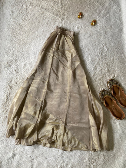 Premium Short Kurti Suit. Tissue Shimmer Short Kurti With Full Flair Palazzo And Dupatta. Silk Suit Sets For Women Online India. Shop the Latest Festive Summer Collection at Shivani Designer Kurti.