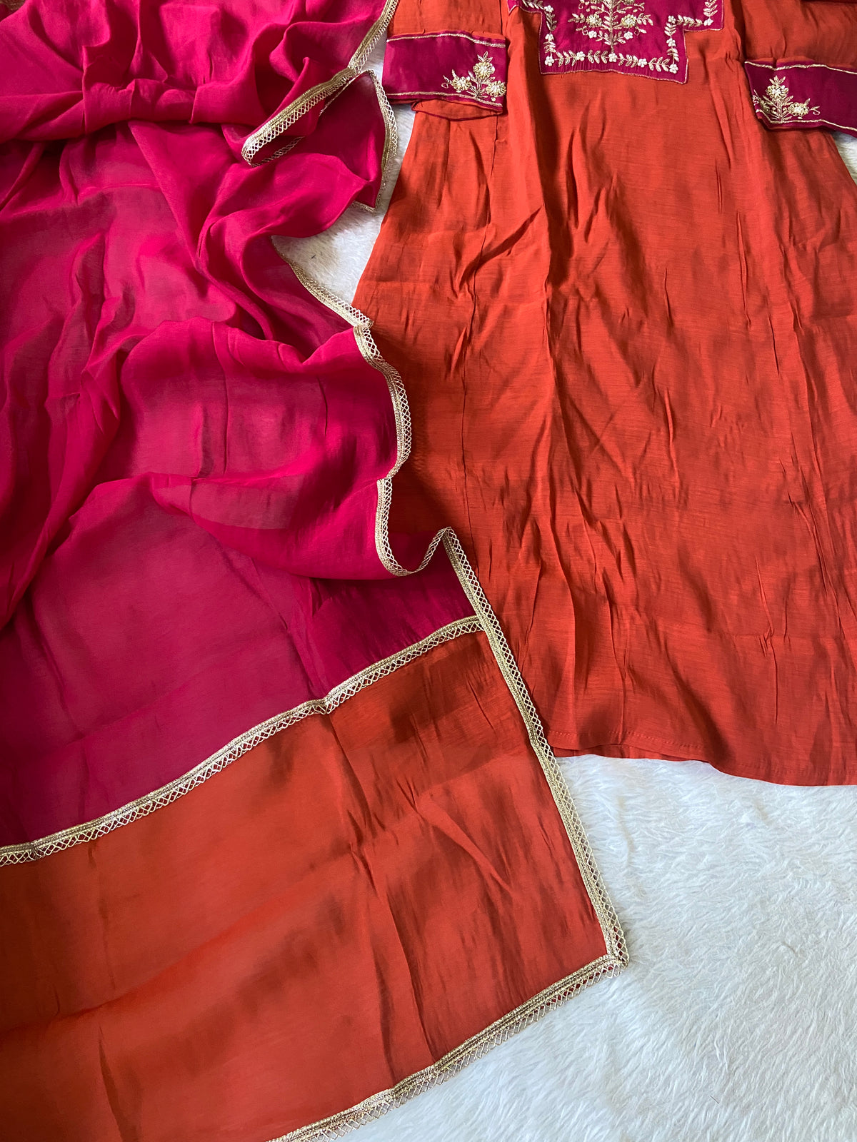 Premium Collection. Mul Chanderi Aline Kurti With Palazzo And Dupatta. Silk Suit Sets For Women Online India. Shop the Latest Festive Summer Collection at Shivani Designer Kurti.