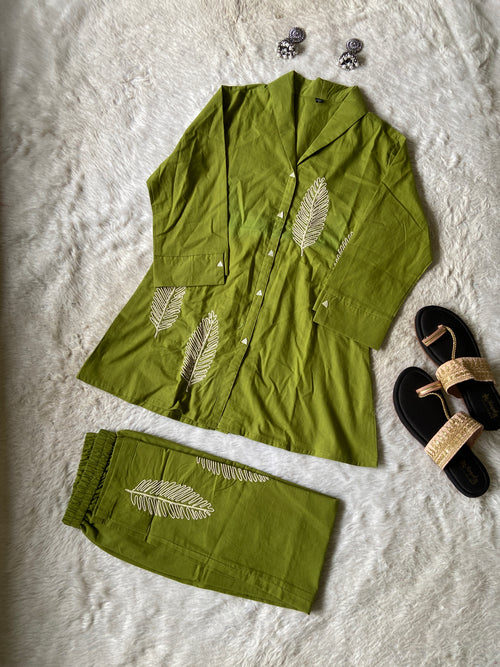 Premium Cotton Co-ord Set With Palazzo. Cotton Co-ord Sets For Women Online India. Shop the Latest Festive Summer Collection at Shivani Designer Kurti.