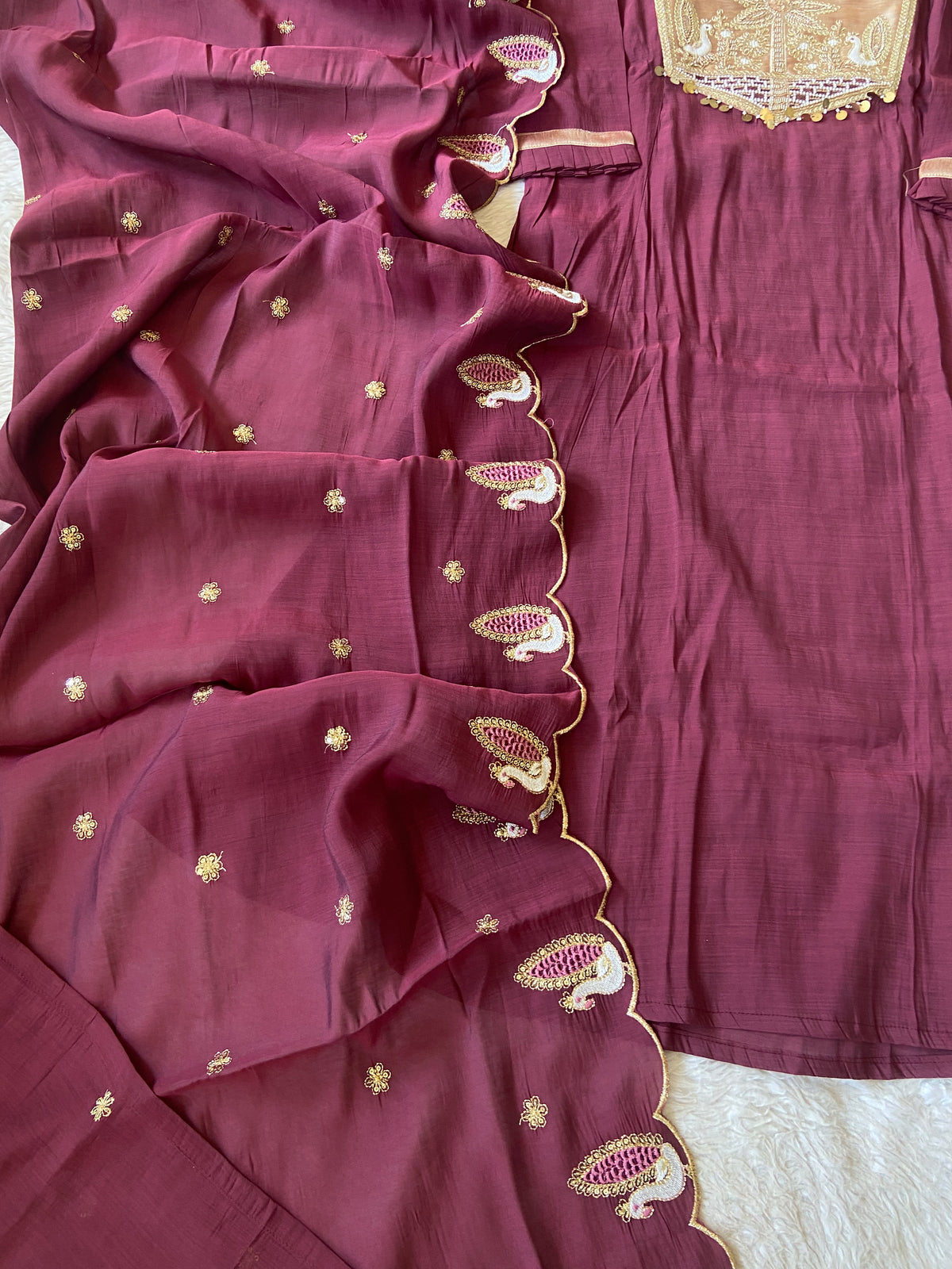 Premium Look Aline Kurti With Semi Palazzo And Dupatta. Silk Suit Sets For Women Online India. Shop the Latest Festive Summer Collection at Shivani Designer Kurti.