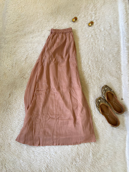 Premium Short Kurti Suit. Full Sleeve Chinnon Short Kurti With Full Flair Palazzo And Dupatta. Silk Suit Sets For Women Online India. Shop the Latest Festive Summer Collection at Shivani Designer Kurti.