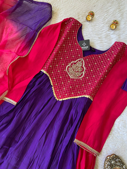 Designer Aline Kurti With Palazzo And Dupatta. Silk Suit Sets For Women Online India. Shop the Latest Festive Summer Collection at Shivani Designer Kurti.
