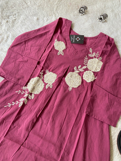 Premium Cotton Co-ord Set With Palazzo. Cotton Co-ord Sets For Women Online India. Shop the Latest Festive Summer Collection at Shivani Designer Kurti.