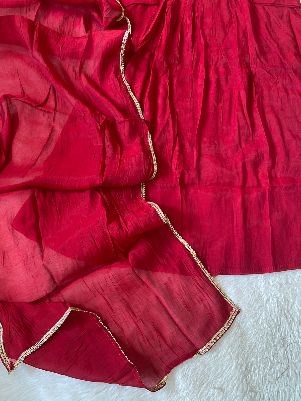 Embroidery Work Mul Chanderi ALine Kurti With Semi Palazzo And Dupatta. Silk Suit Sets For Women Online India. Shop the Latest Festive Summer Collection at Shivani Designer Kurti.