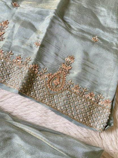 Premium Short Kurti Suit. Tissue Shimmer Short Kurti With Full Flair Palazzo And Dupatta. Silk Suit Sets For Women Online India. Shop the Latest Festive Summer Collection at Shivani Designer Kurti.