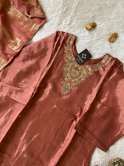Premium Short Kurti Suit. Silk Short Kurti With Palazzo And Dupatta. Silk Suit Sets For Women Online India. Shop the Latest Festive Summer Collection at Shivani Designer Kurti.