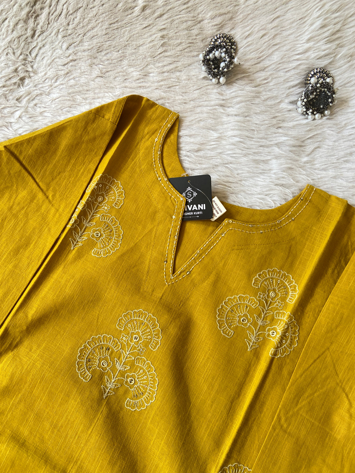 Embroidery Work Cotton Straight Kurti With Palazzo. Cotton Kurti Sets For Women Online India. Shop the Latest Festive Summer Collection at Shivani Designer Kurti.