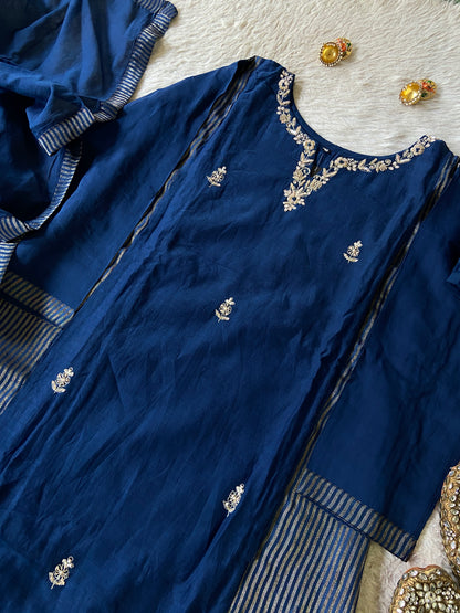 Premium Collection. Banarasi Mul Chanderi Aline Kurti With Pant And Dupatta. Silk Suit Sets For Women Online India. Shop the Latest Festive Summer Collection at Shivani Designer Kurti.