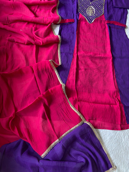 Premium Collection. Mul Chanderi Aline Kurti With Palazzo And Dupatta. Silk Suit Sets For Women Online India. Shop the Latest Festive Summer Collection at Shivani Designer Kurti.