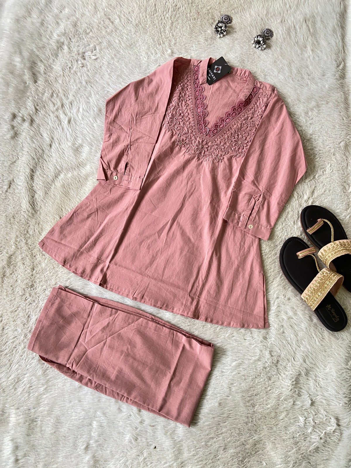 Premium Cotton Co-ord Set With Palazzo. Cotton Co-ord Sets For Women Online India. Shop the Latest Festive Summer Collection at Shivani Designer Kurti.