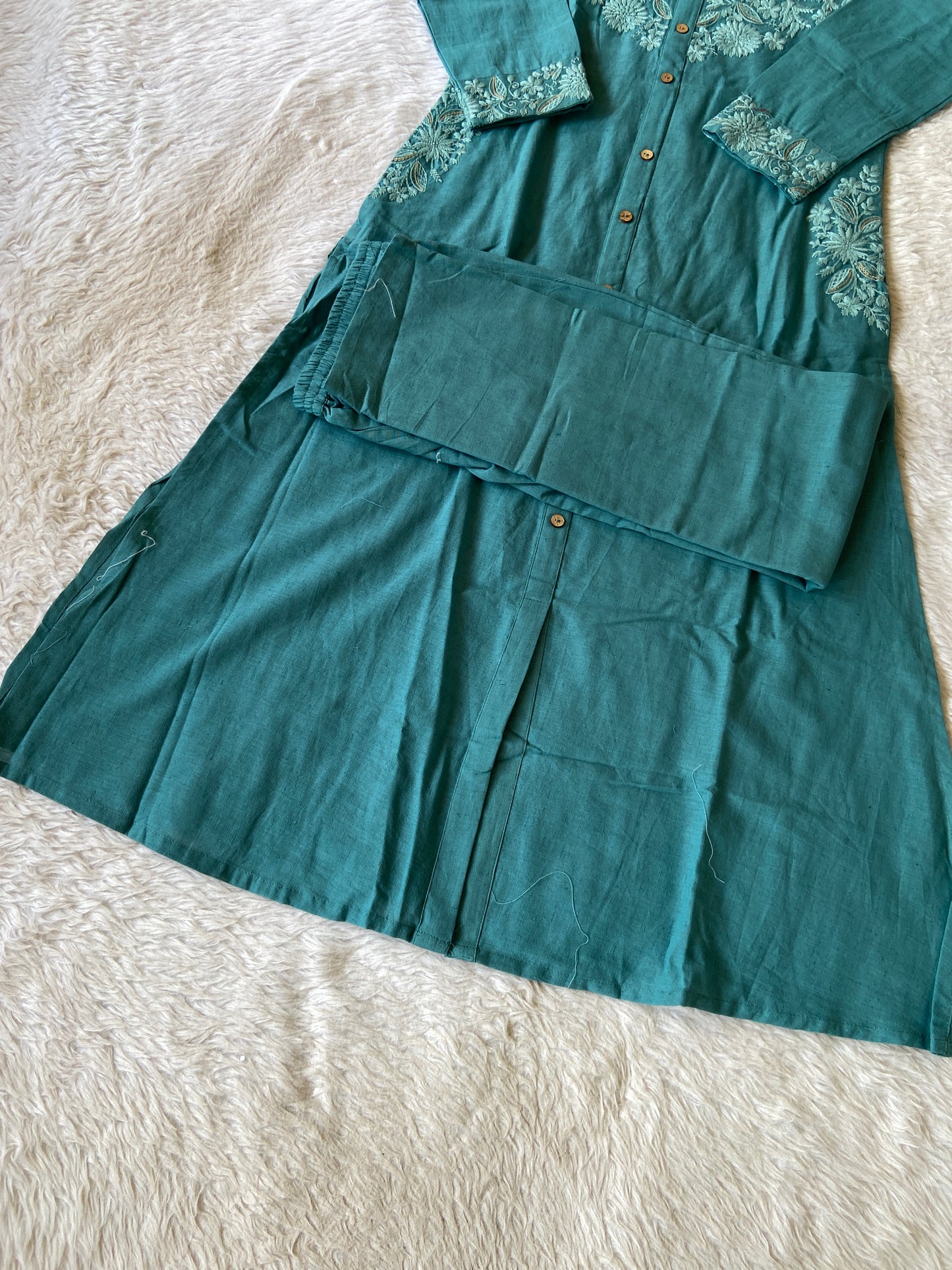 lakhnavi Aline Kurti With Palazzo. Cotton Aline Kurti Sets For Women Online India. Shop the Latest Festive Summer Collection at Shivani Designer Kurti.