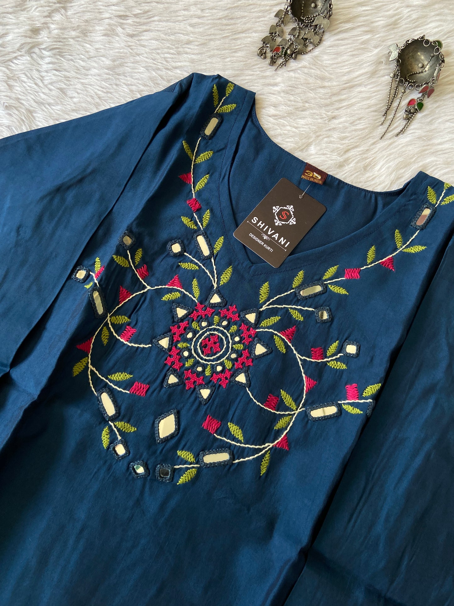 Handwork Straight Silk Kurti. Silk Kurtis For Women Online India. Shop the Latest Festive Summer Collection at Shivani Designer Kurti.
