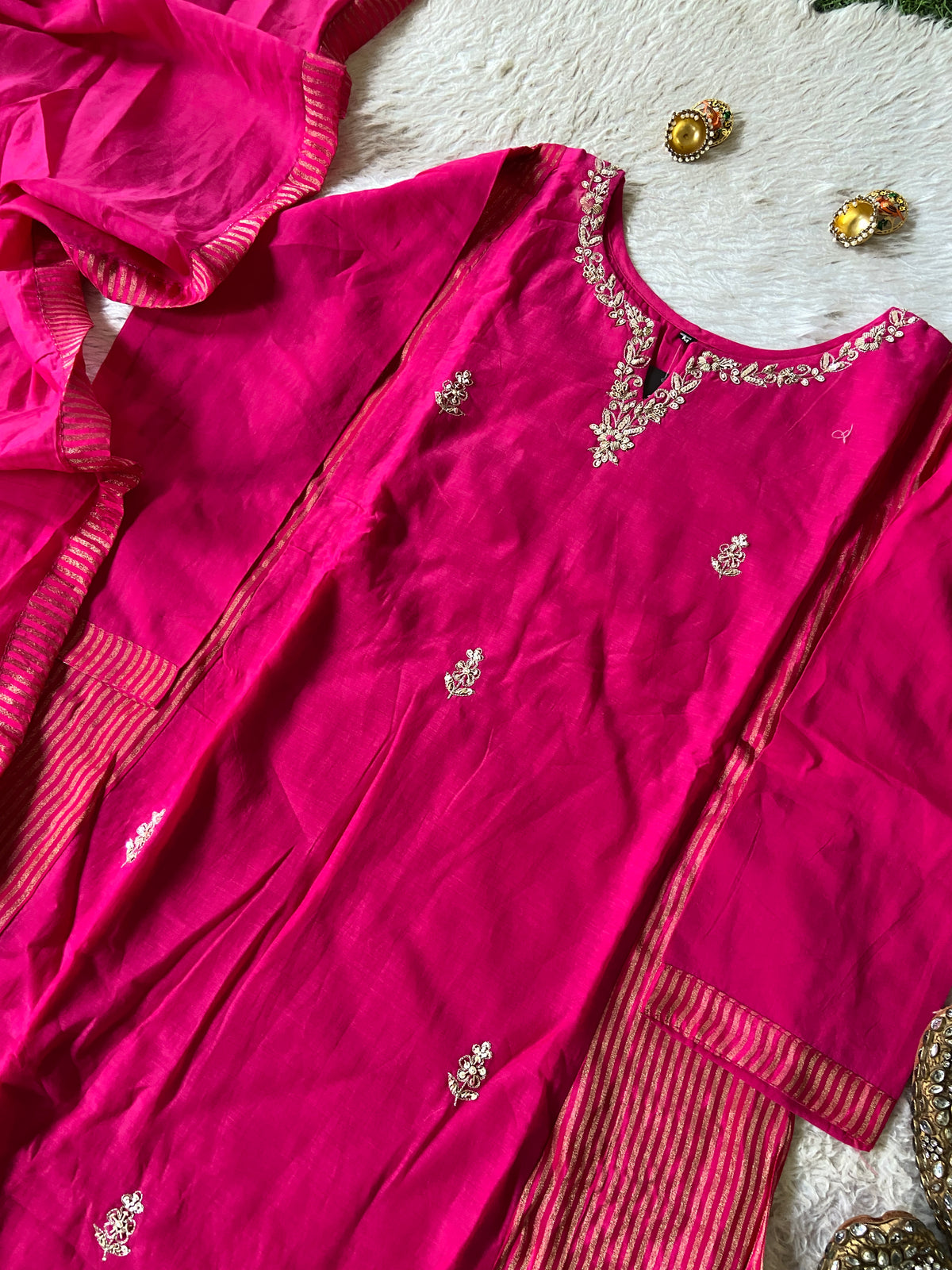 Premium Collection. Banarasi Mul Chanderi Aline Kurti With Pant And Dupatta. Silk Suit Sets For Women Online India. Shop the Latest Festive Summer Collection at Shivani Designer Kurti.