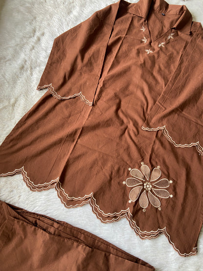 Premium Cotton Co-ord Set With Palazzo (Bell Sleeve Concept). Cotton Co-ord Sets For Women Online India. Shop the Latest Festive Summer Collection at Shivani Designer Kurti.
