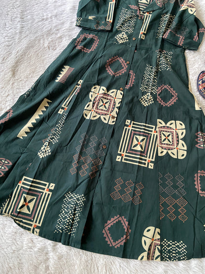 Cotton Printed Midi. Cotton Kurti For Women online India. Shop the Latest Festive Summer Collection at Shivani Designer Kurti.