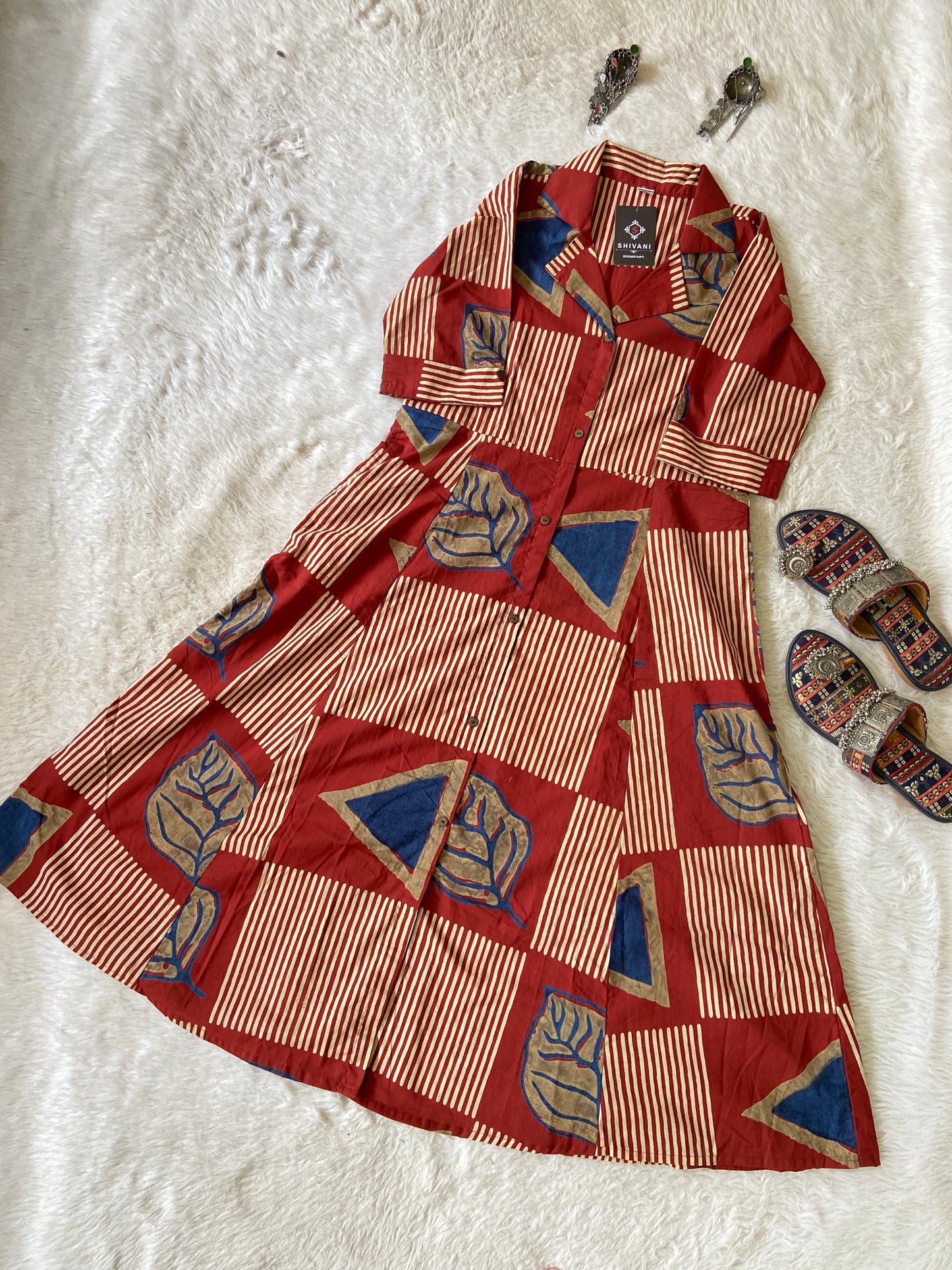 Cotton Printed Midi. Cotton Kurti For Women online India. Shop the Latest Festive Summer Collection at Shivani Designer Kurti.