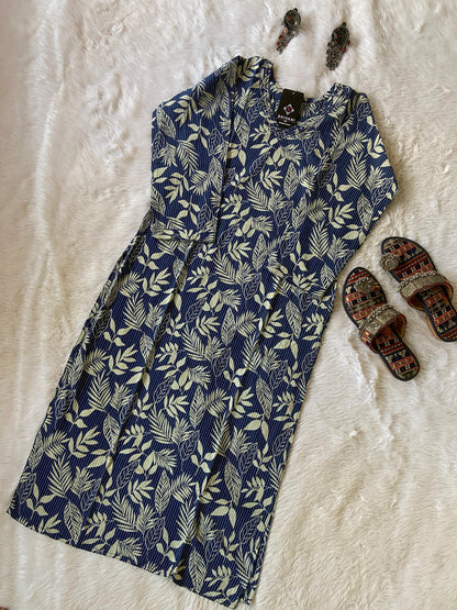 Jaipur Printed Cotton Kurti . Cotton StraightCut Kurti For Women