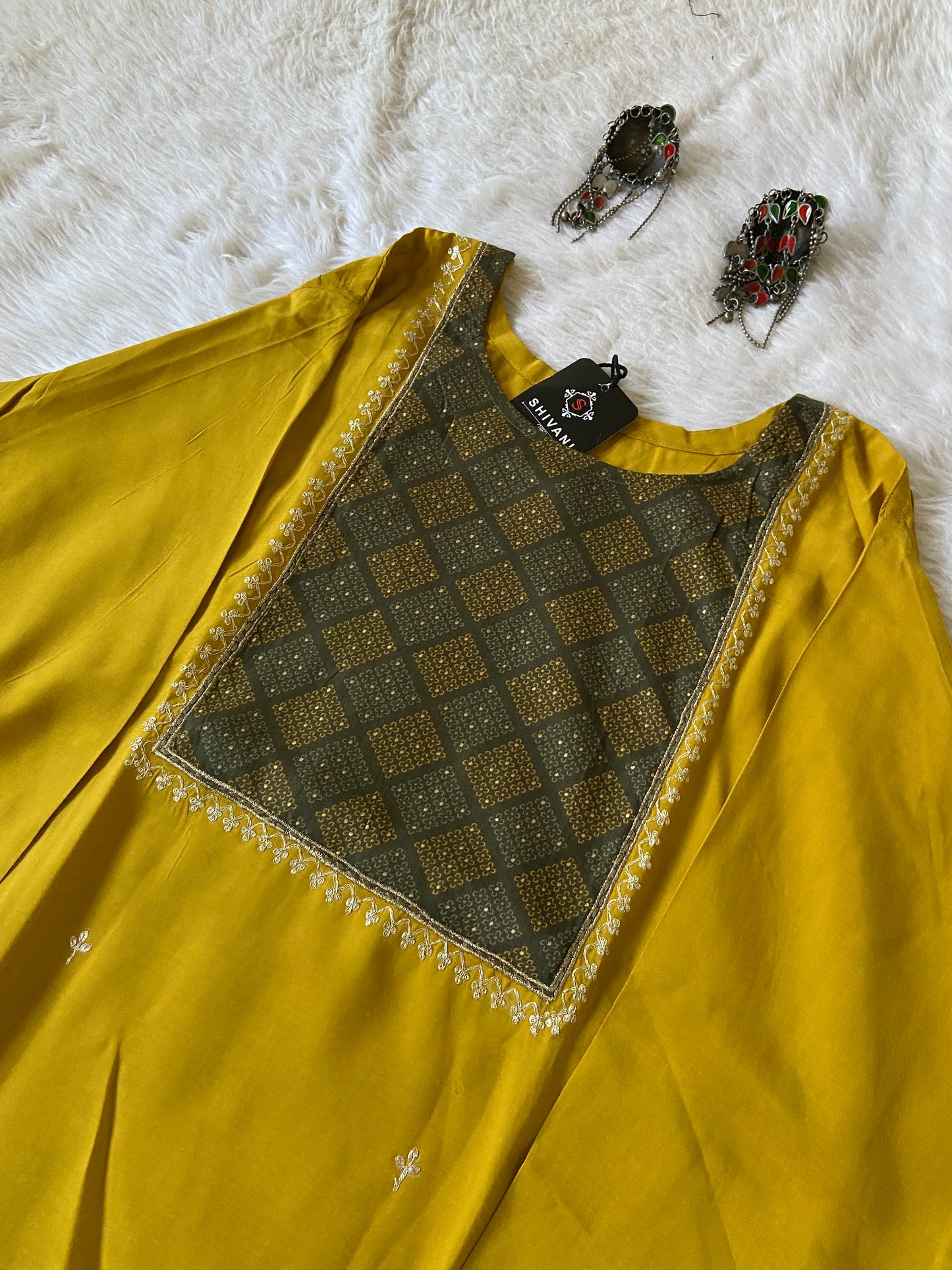 Silk StraightCut Kurti For Women