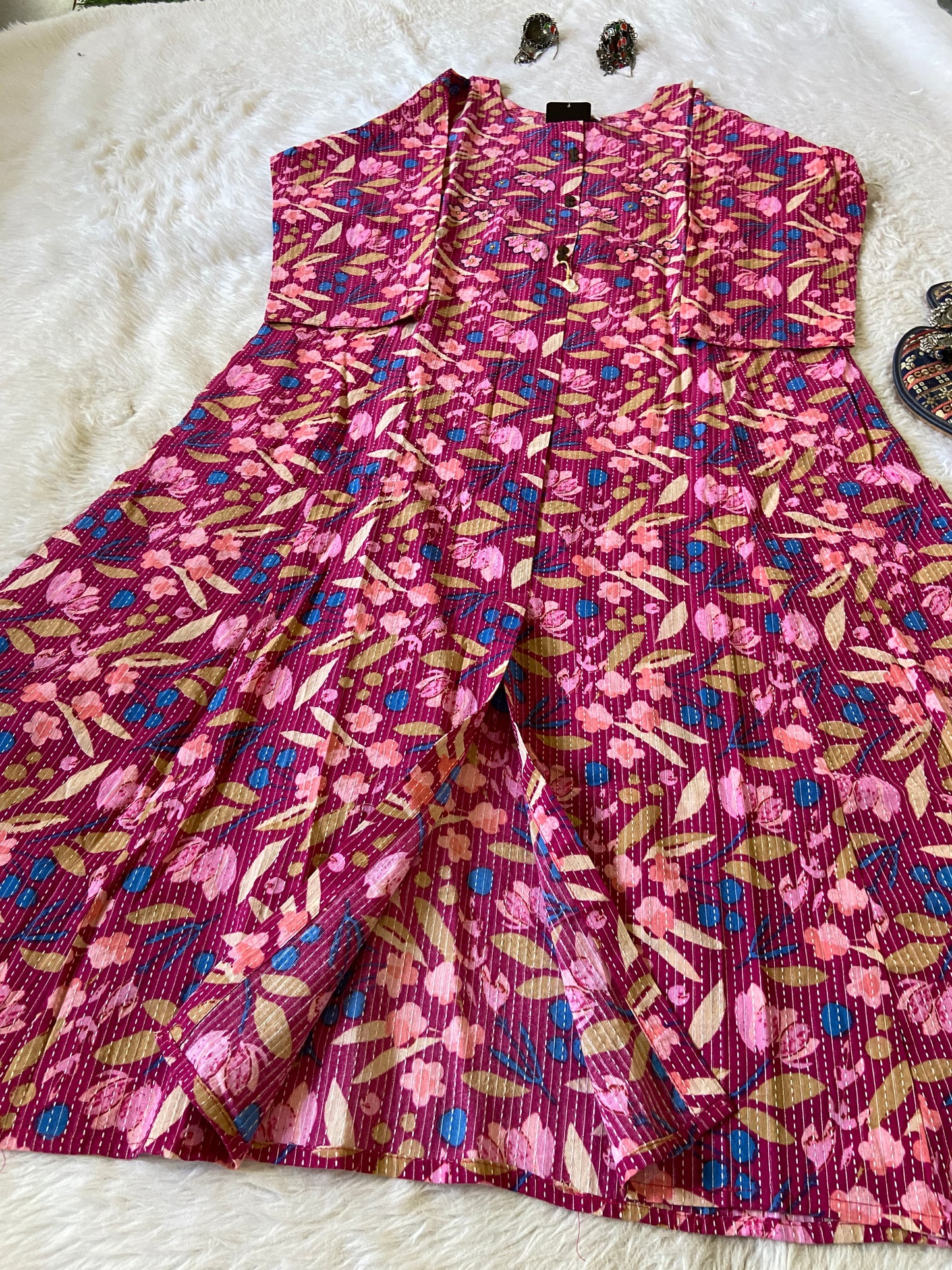 Jaipur Cotton Aline Kurti, Cotton Aline Kurti For Women