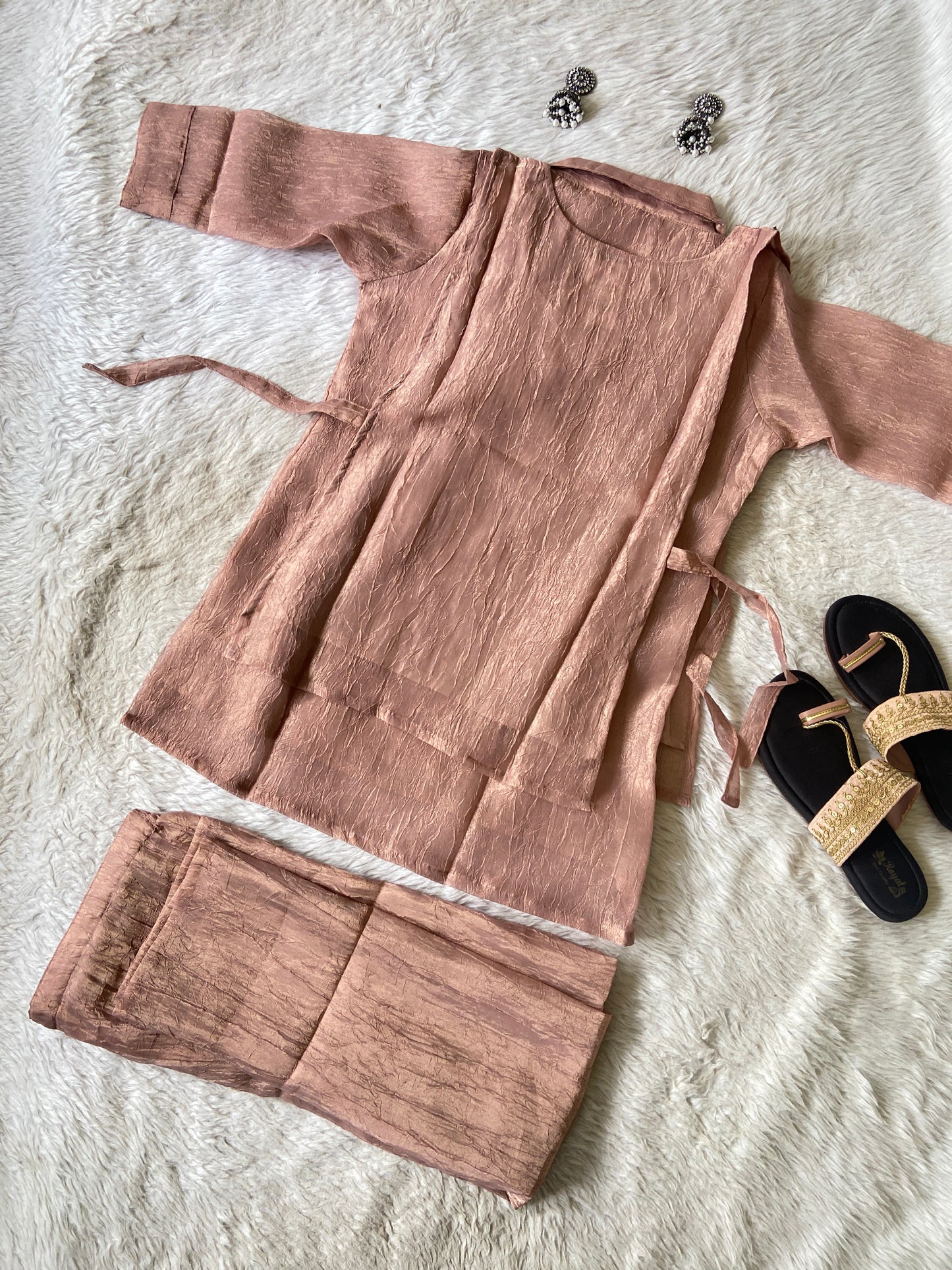 Premium Salsa Fabric Kurti With Palazzo. Salsa Fabric Kurti Sets For Women Online India. Shop the Latest Festive Summer Collection at Shivani Designer Kurti.