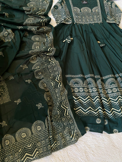 Full Flair Cotton Anarkali Kurti, Pant And Dupatta. Cotton Anarkali Kurti Suits For Women Online India. Shop the Latest Festive Summer Collection at Shivani Designer Kurti.