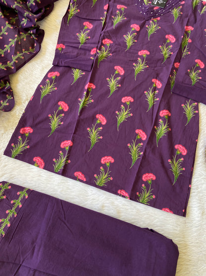 Gopi Dress. Printed Cotton Short Kurti With Skirt And Dupatta. Cotton Suit Sets For Women Online India. Shop the Latest Festive Summer Collection at Shivani Designer Kurti.