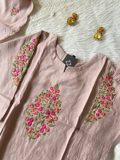 Roman Silk Aline Kurti With Pant And Dupatta.(No Lining). Silk Suit Sets For Women Online India. Shop the Latest Festive Summer Collection at Shivani Designer Kurti.