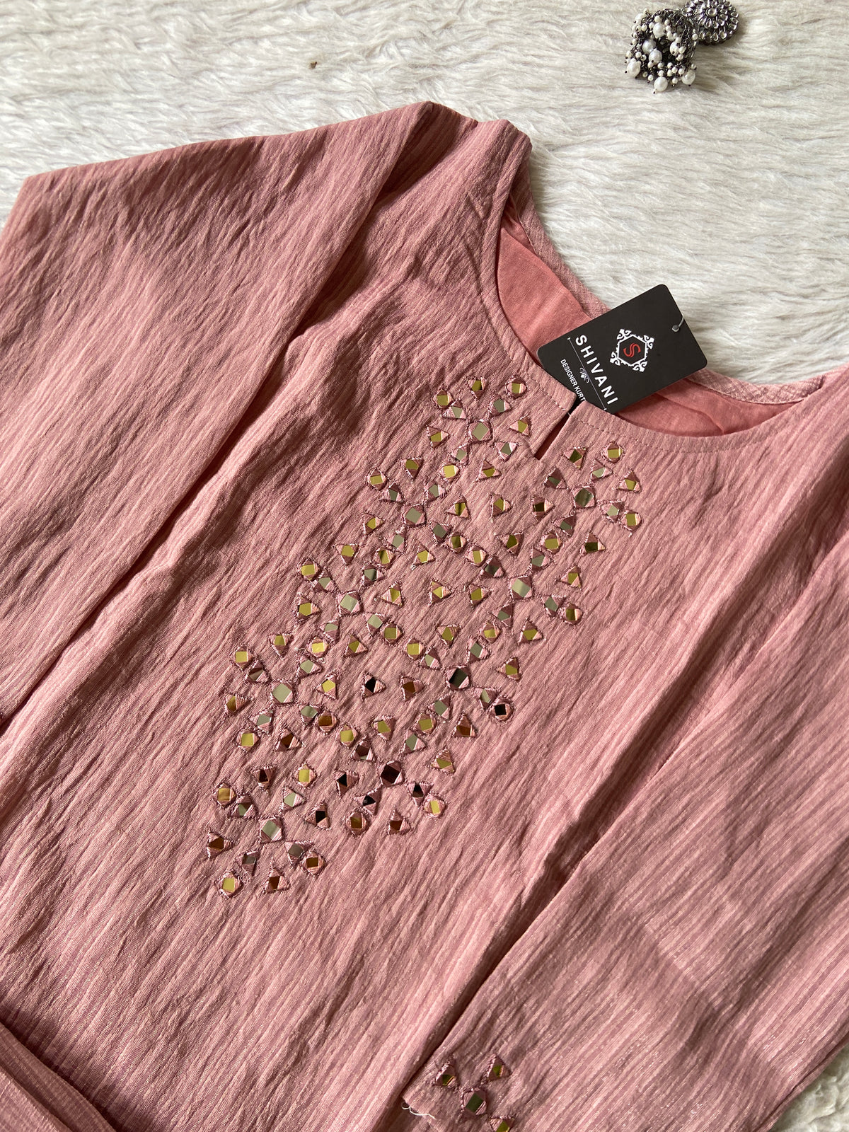 Mirror Work Aline Kurti And Palazzo. Aline Kurti Sets For Women Online India. Shop the Latest Festive Summer Collection at Shivani Designer Kurti.