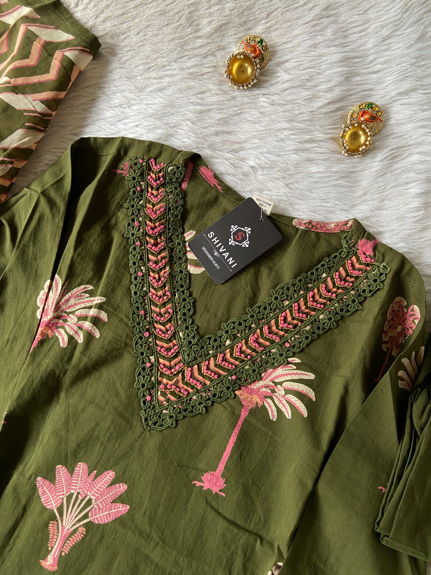 Cotton Straight Cut Kurti With Palazzo And Dupatta. Cotton Suit Sets For Women Online India. Shop the Latest Festive Summer Collection at Shivani Designer Kurti.