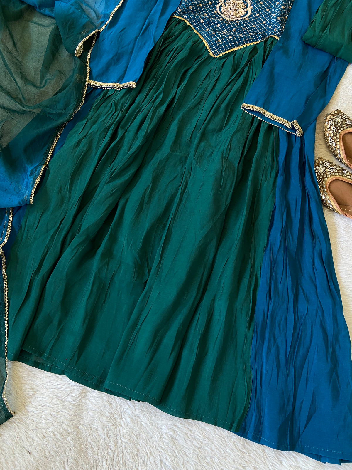 Designer Aline Kurti With Palazzo And Dupatta. Silk Suit Sets For Women Online India. Shop the Latest Festive Summer Collection at Shivani Designer Kurti.