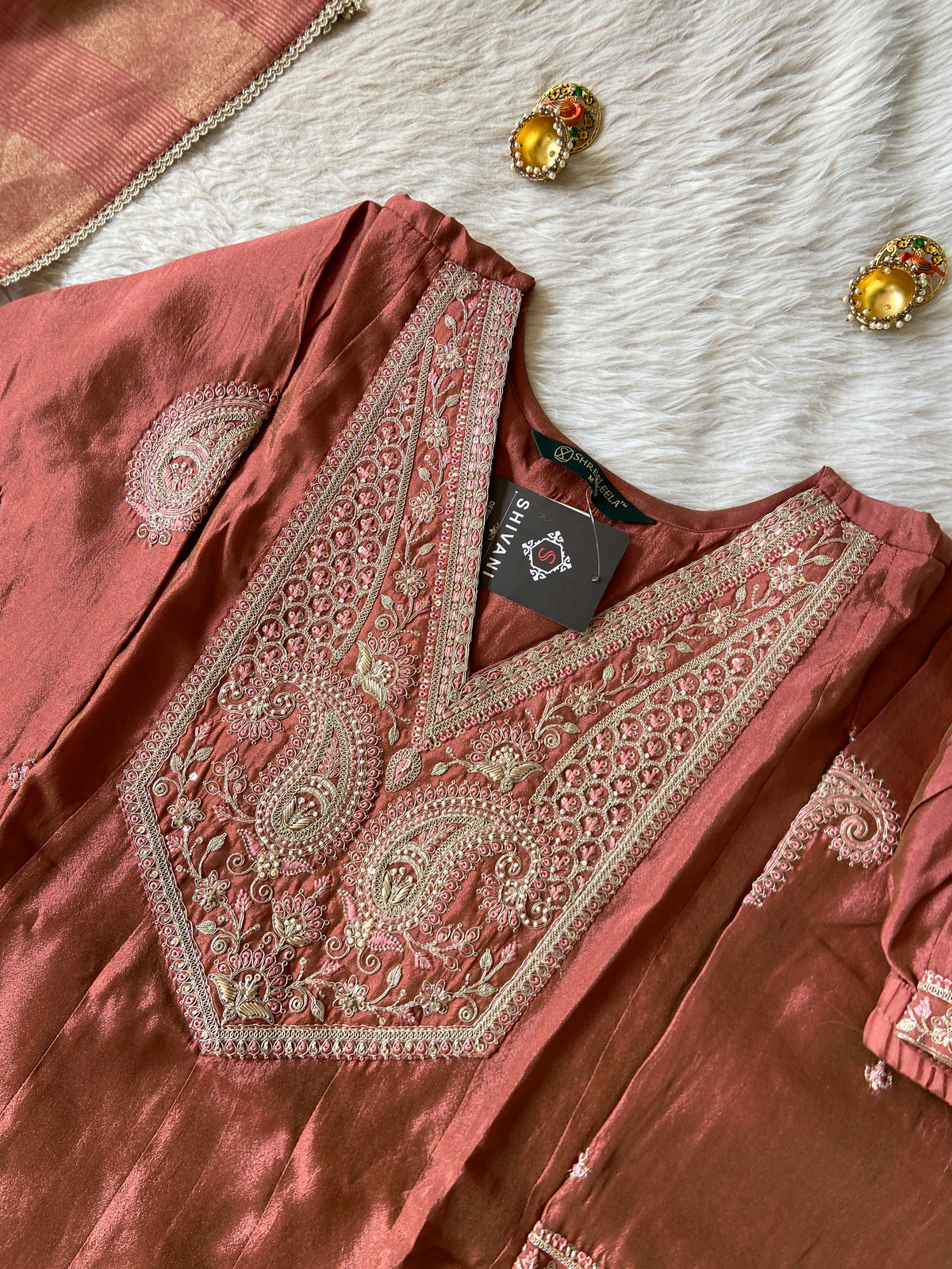 Party Wear Special. Embroidery Work Silk Anarkali Kurti With Semi Palazzo And Dupatta. Silk Suit Sets For Women Online India. Shop the Latest Festive Summer Collection at Shivani Designer Kurti.
