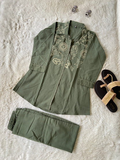 Premium Cotton Co-ord Set With Palazzo. Cotton Co-ord Sets For Women Online India. Shop the Latest Festive Summer Collection at Shivani Designer Kurti.
